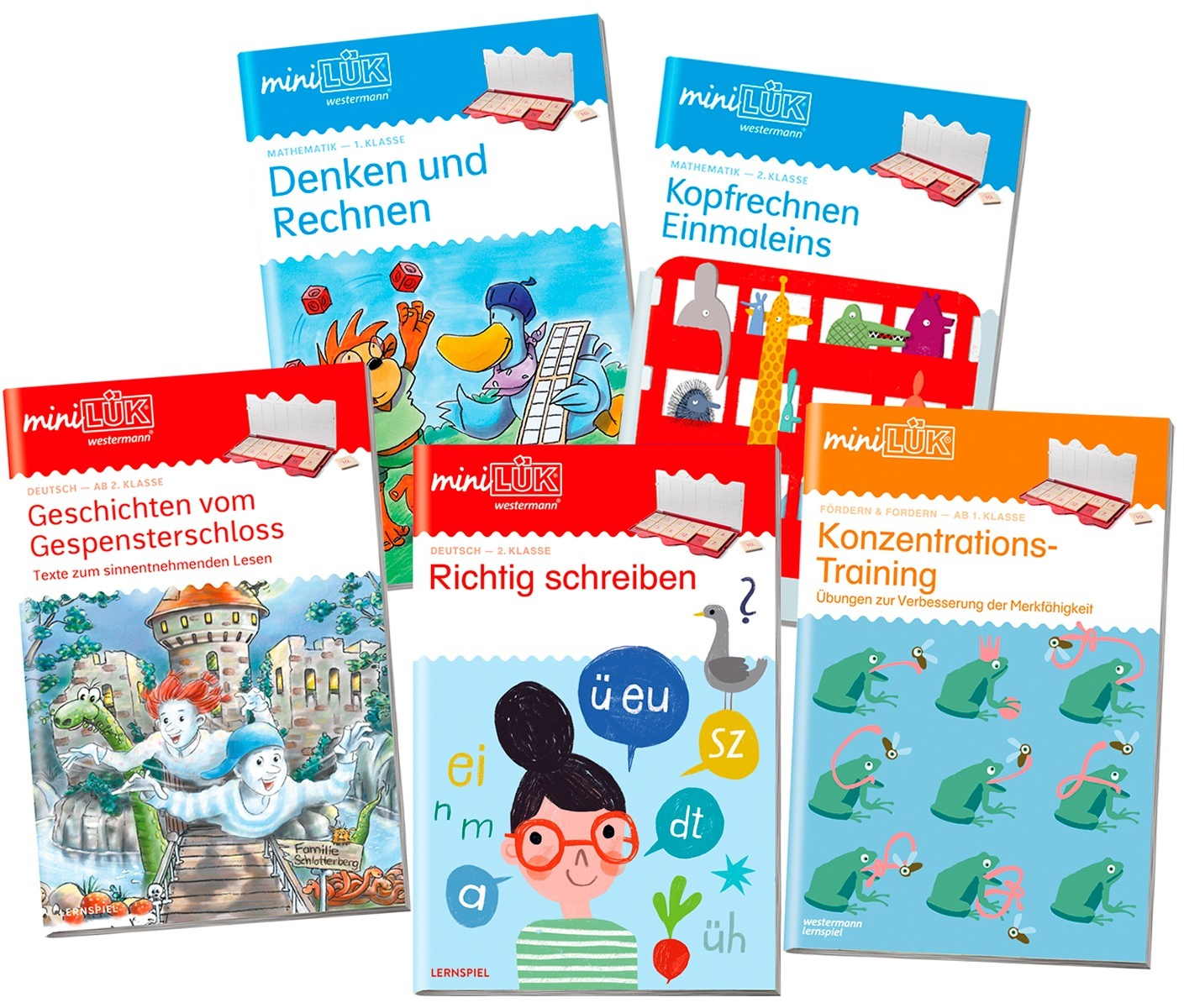 L�K miniL�K 5 B�cher Bundle 2. Klasse Das Lernpaket f�r die 2. Klasse 249933