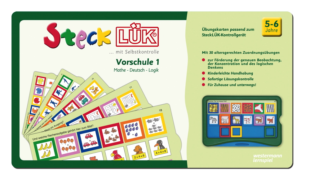 L�K SteckL�K Vorschule mix 1 Mathe - Deutsch - Logik ab 5 Jahren 8211