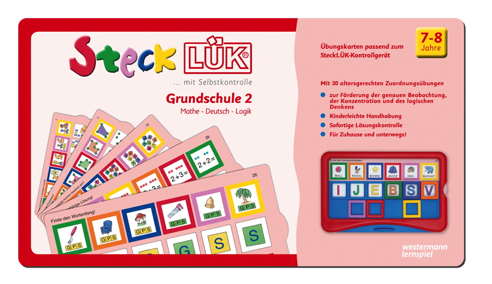 L�K SteckL�K Grundschule mix 2 Mathe - Deutsch - Logik ab 7 Jahren 8222