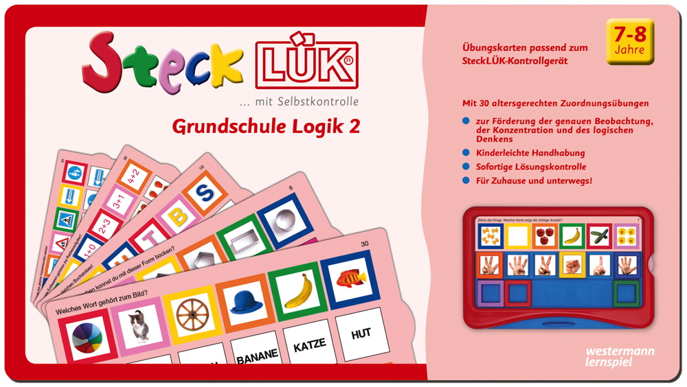 LÜK SteckLÜK Grundschule Logik 2 ab 7 Jahren 8226