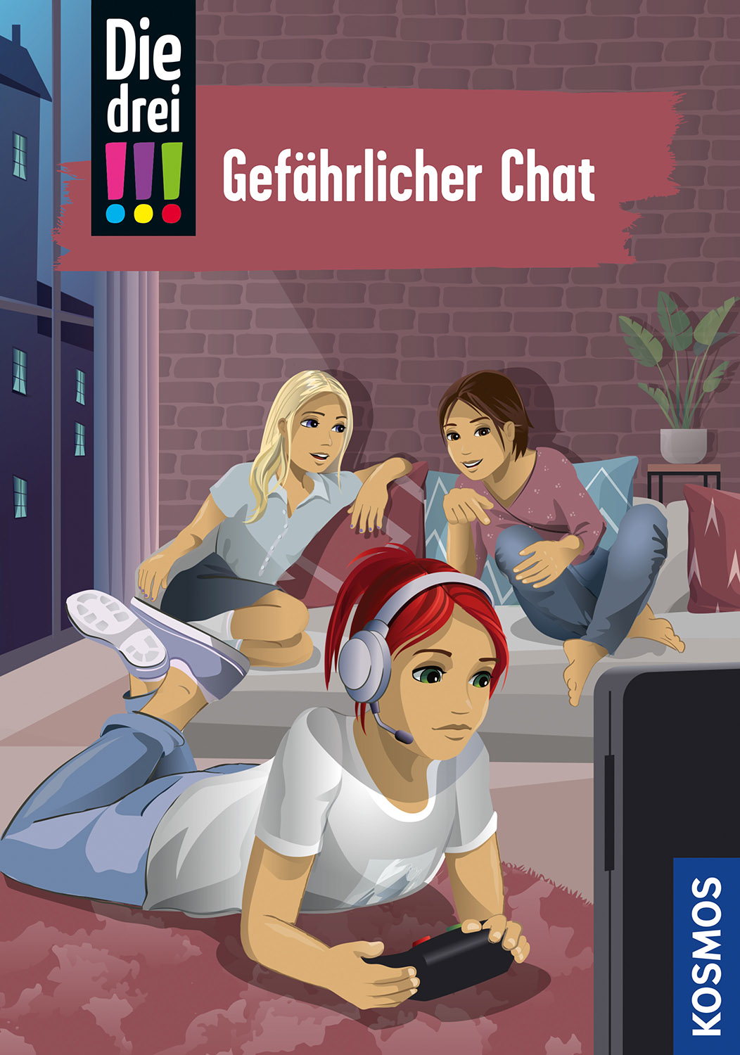 Kosmos Buch Die drei !!! Band 03 Gef�hrlicher Chat 17717