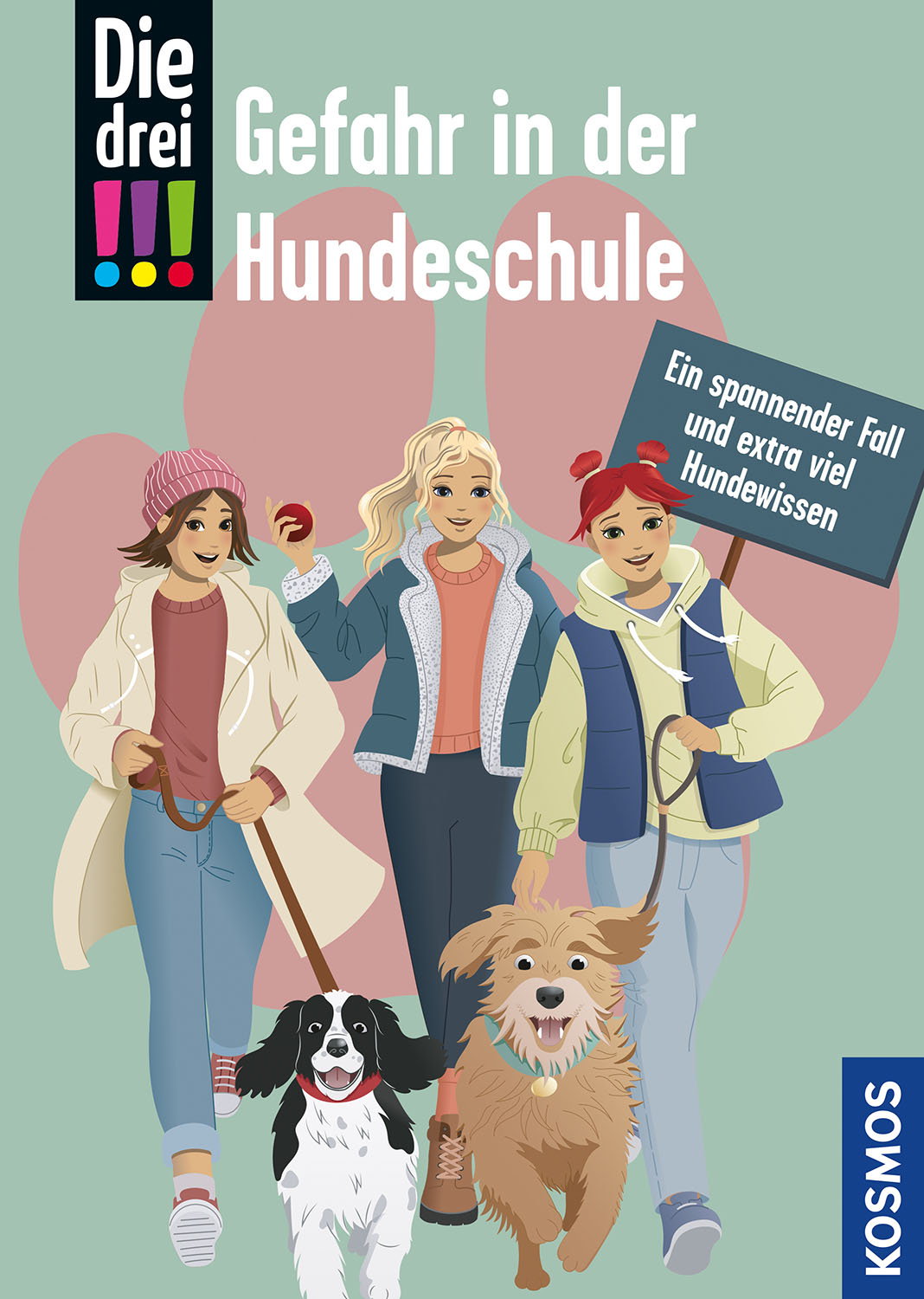Kosmos Buch Die drei !!! Sachwissen Gefahr in der Hundeschule 17958