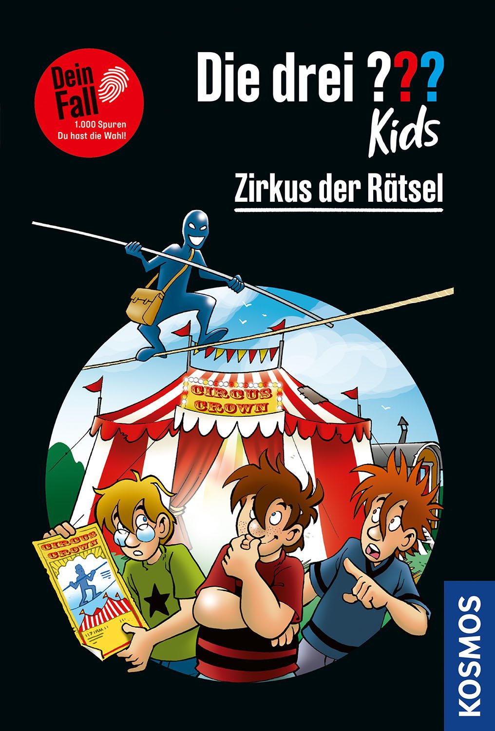 Kosmos Buch Die drei ??? Kids Dein Fall Zirkus der Rätsel 18512