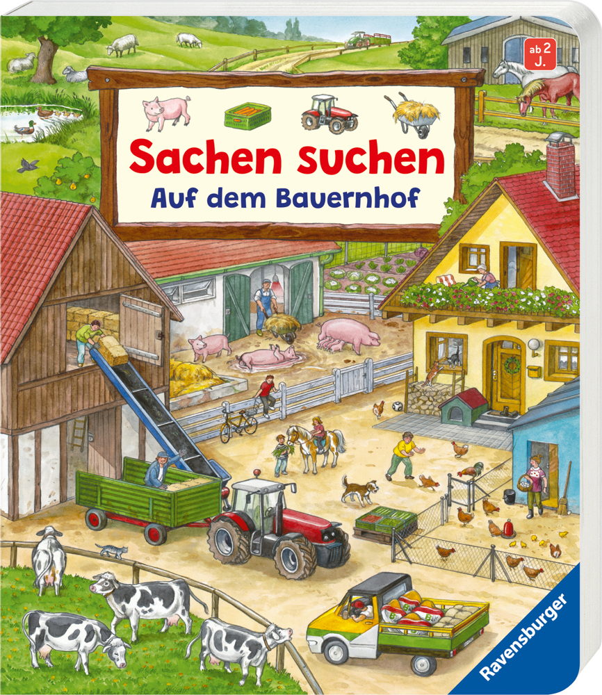Ravensburger Pappbilderbuch Sachen suchen Auf dem Bauernhof 32454