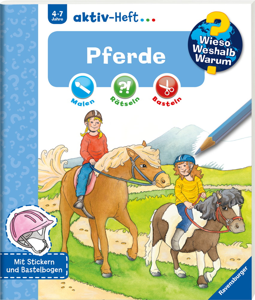 Ravensburger Buch Wieso? Weshalb? Warum? aktiv-Heft Pferde 32698