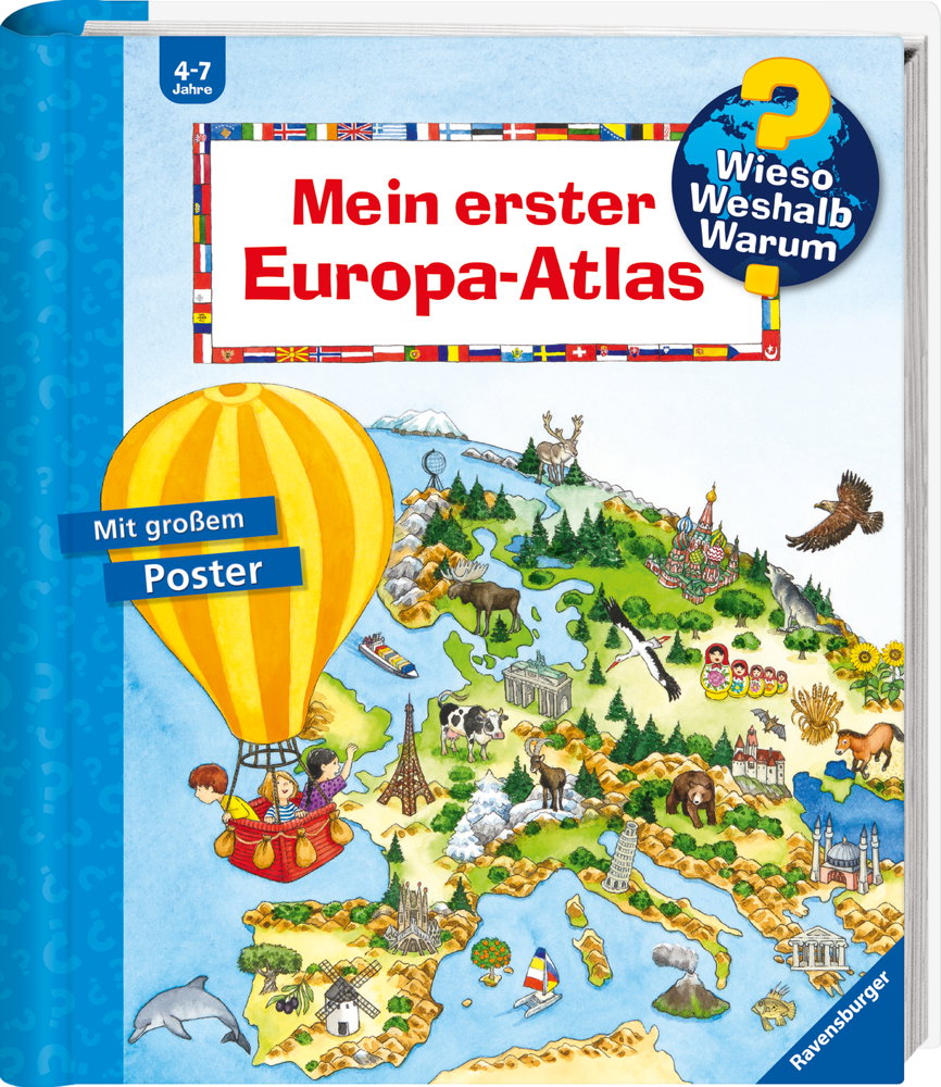 Ravensburger Buch Wieso? Weshalb? Warum? Mein erster Europa-Atlas 32981