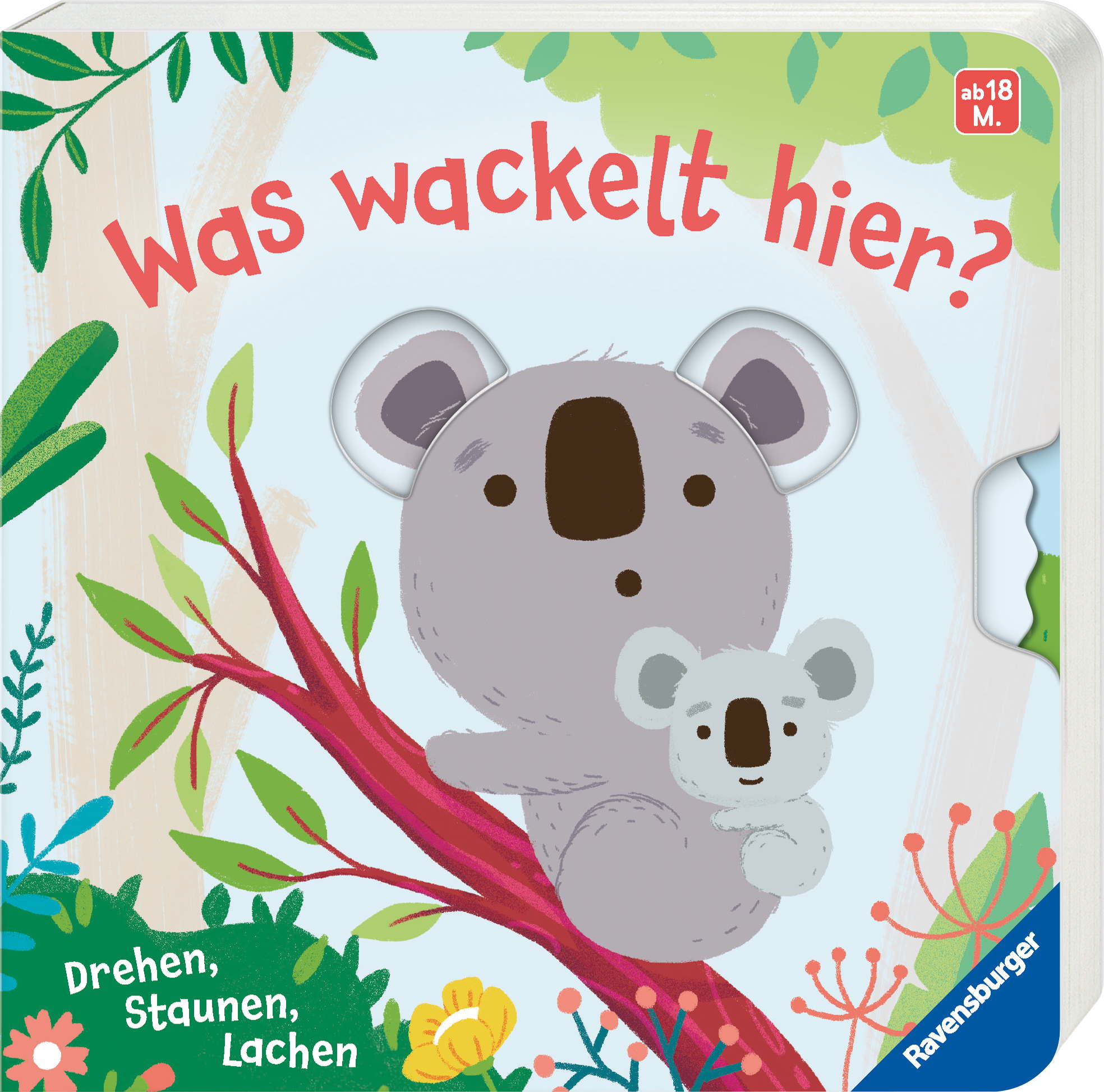 Ravensburger Buch Pappbilderbuch Mitmachen Was wackelt hier? 42070