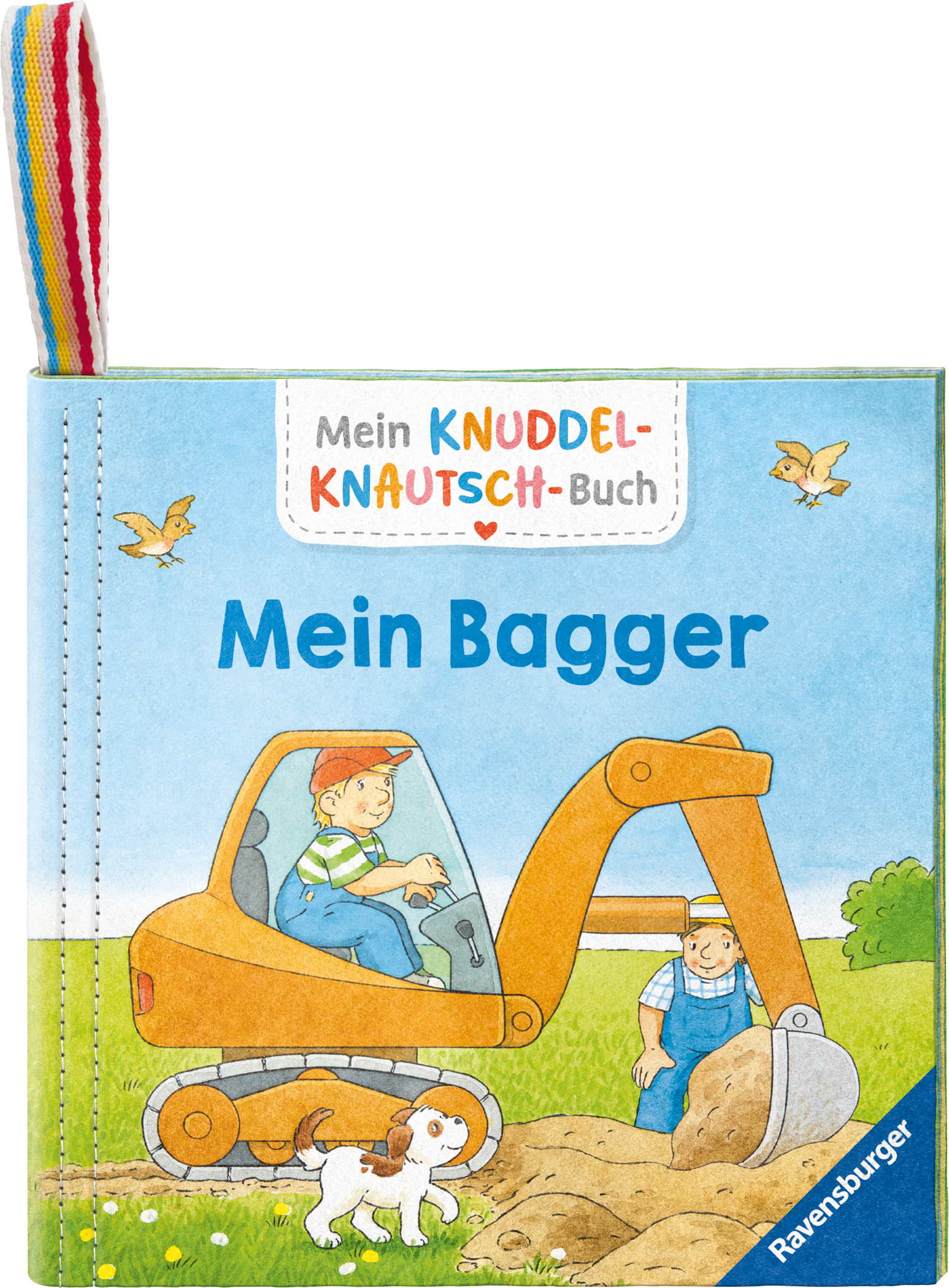 Ravensburger Buch Pappbilderbuch Mitmachen Mein Knuddel Knautsch Buch Mein Bagger 42138