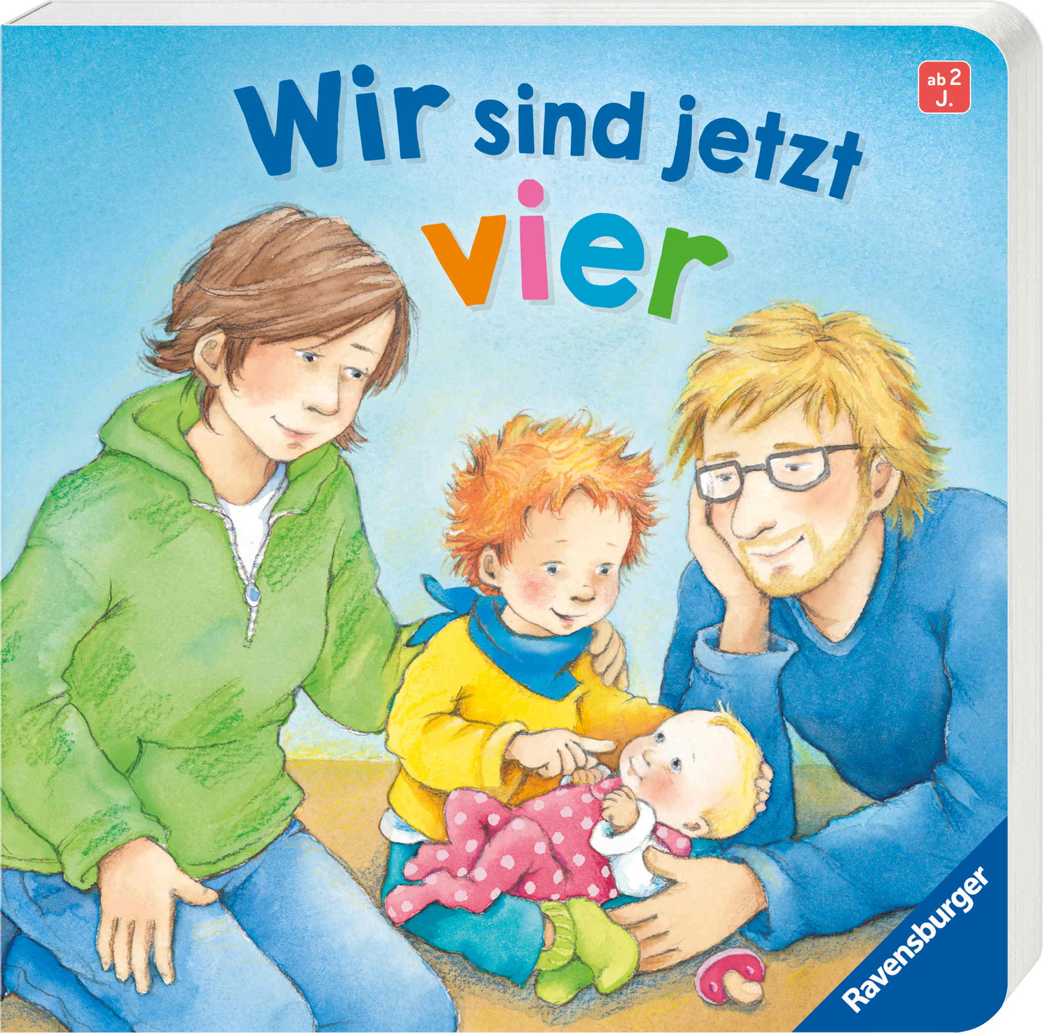 Ravensburger Buch Pappbilderbuch Wir sind jetzt vier! 42159