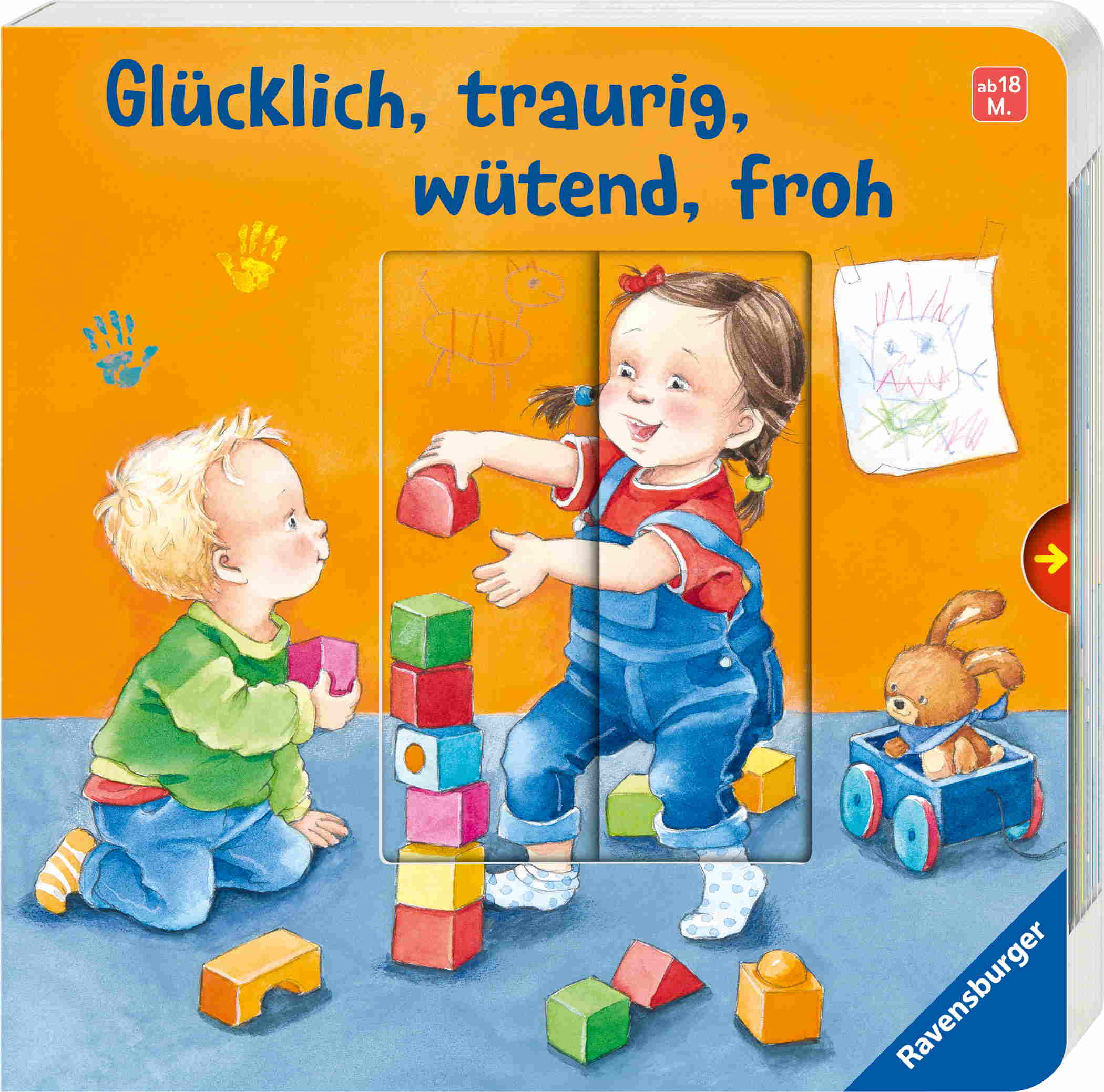 Ravensburger Buch Pappbilderbuch Glücklich, traurig, wütend, froh 42183