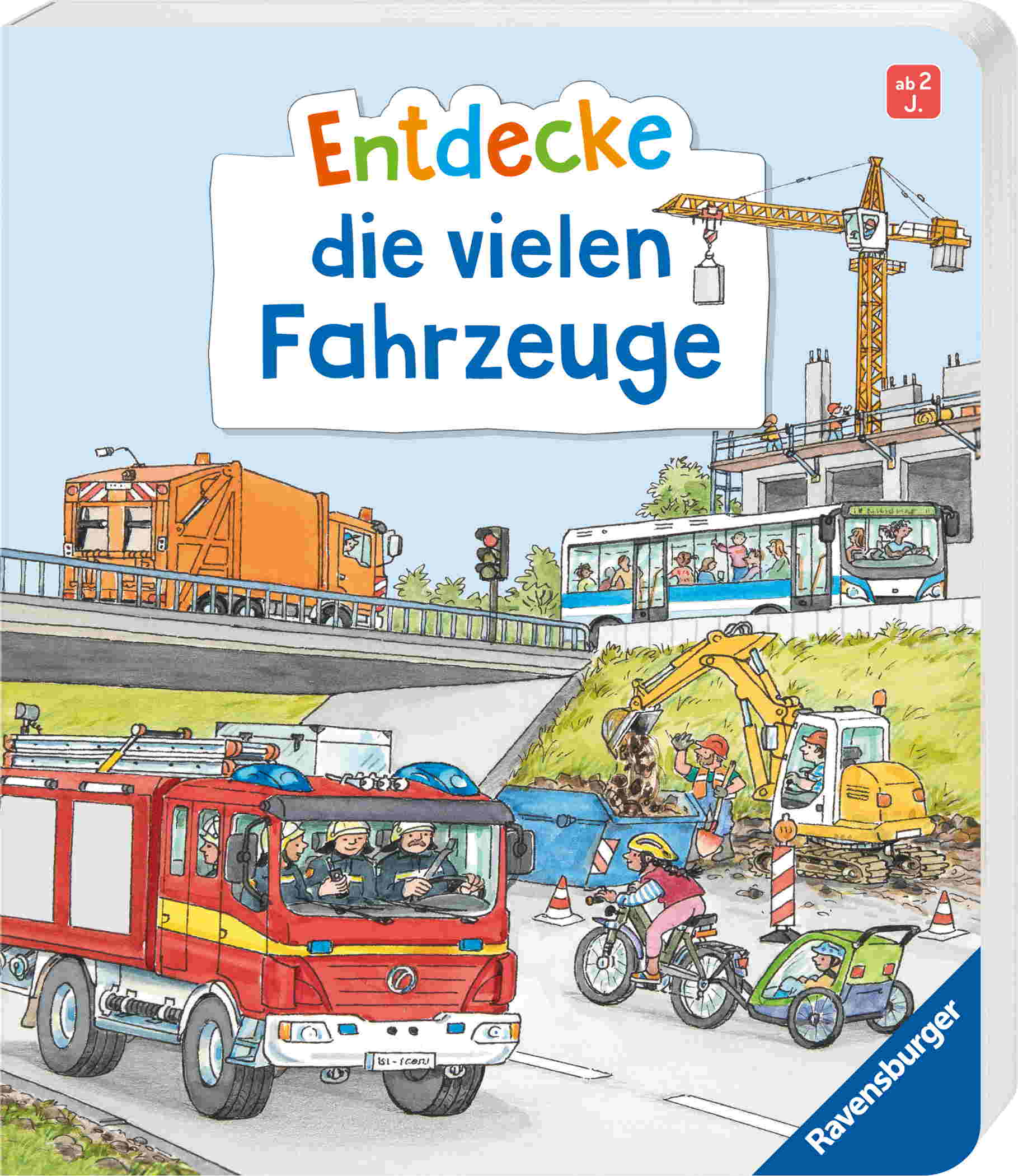 Ravensburger Buch Pappbilderbuch Wissen und Lernen Entdecke die vielen Fahrzeuge 42198