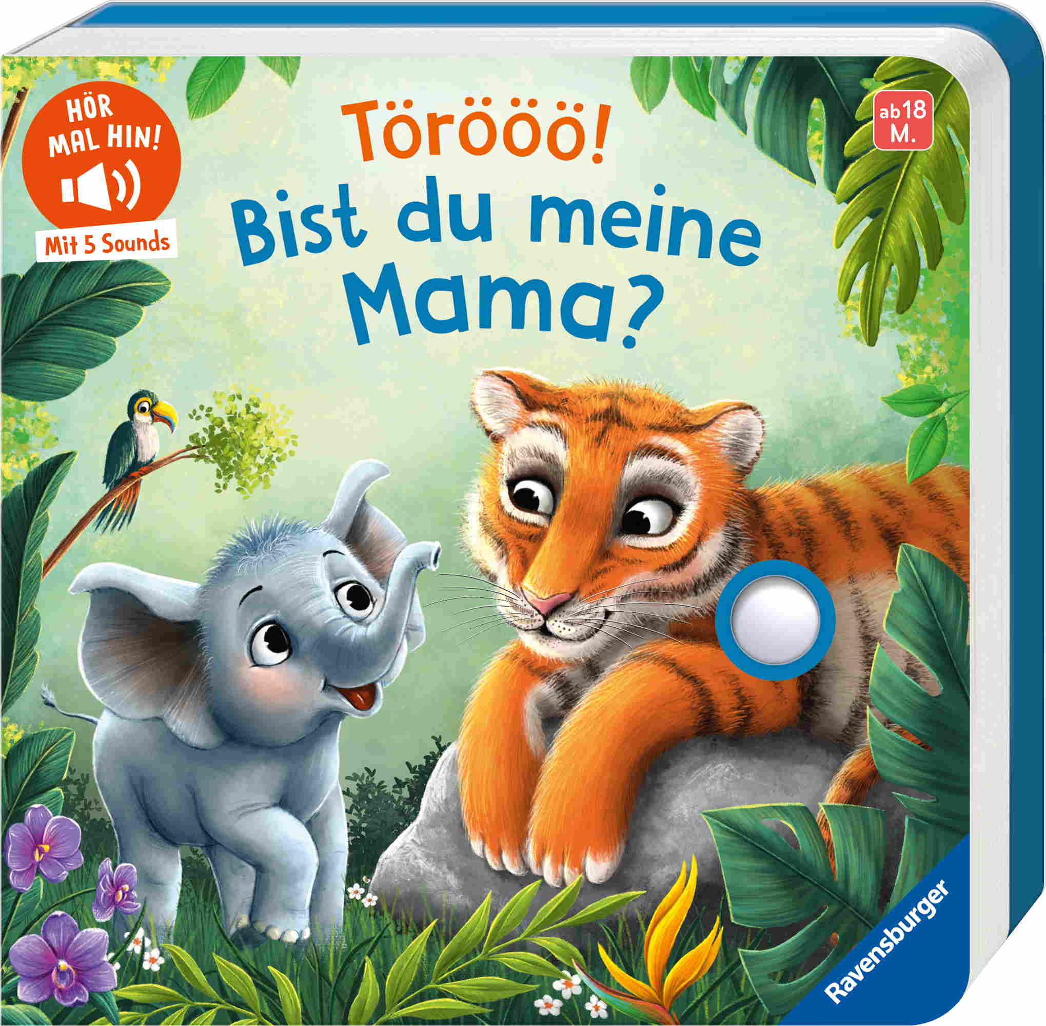 Ravensburger Buch Pappbilderbuch Mitmachen Hör mal hin Törööö! Bist du meine Mama? 42207