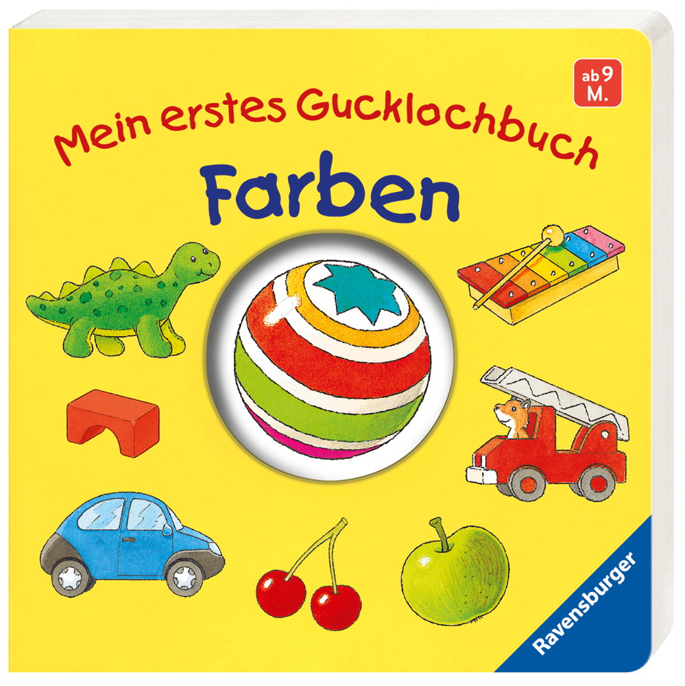 Ravensburger Pappbilderbuch Mein erstes Gucklochbuch Farben 43547