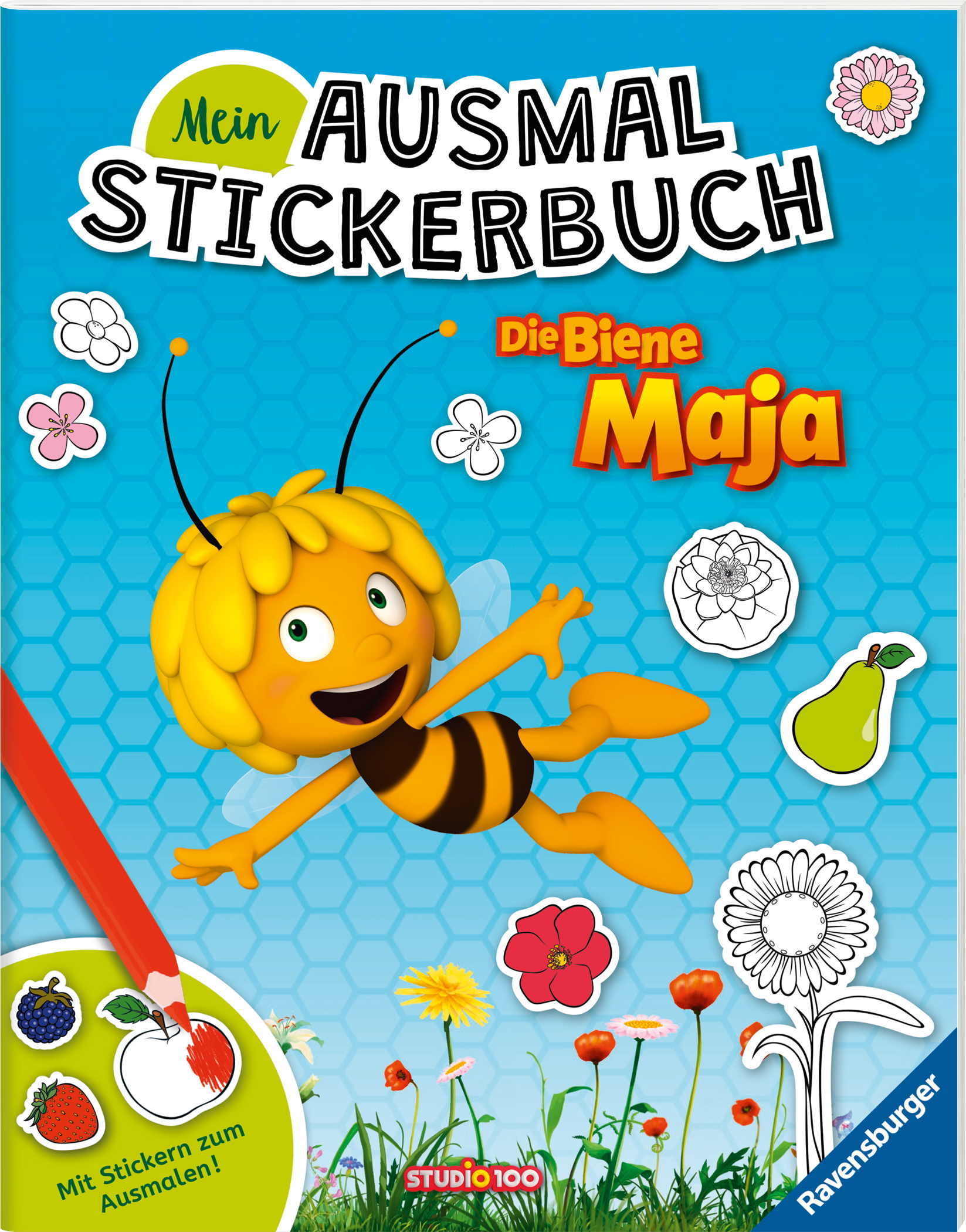 Ravensburger Buch Activity Mein Ausmalstickerbuch Die Biene Maja 49763
