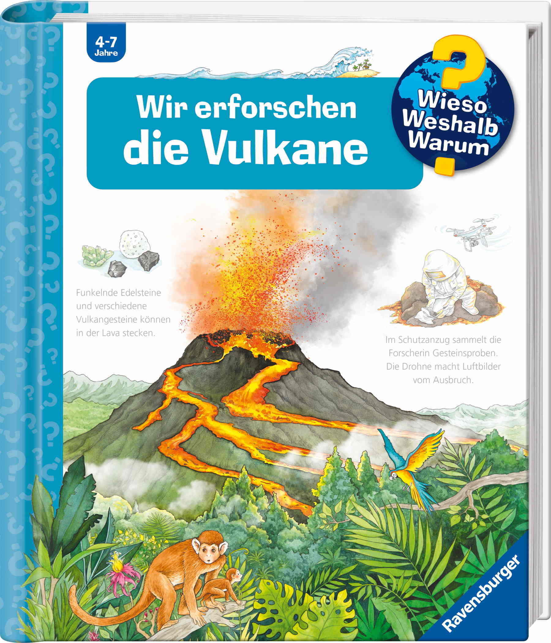Ravensburger Buch Wieso? Weshalb? Warum? Kindersachbuch Band 4 Wir erforschen die Vulkane 60056
