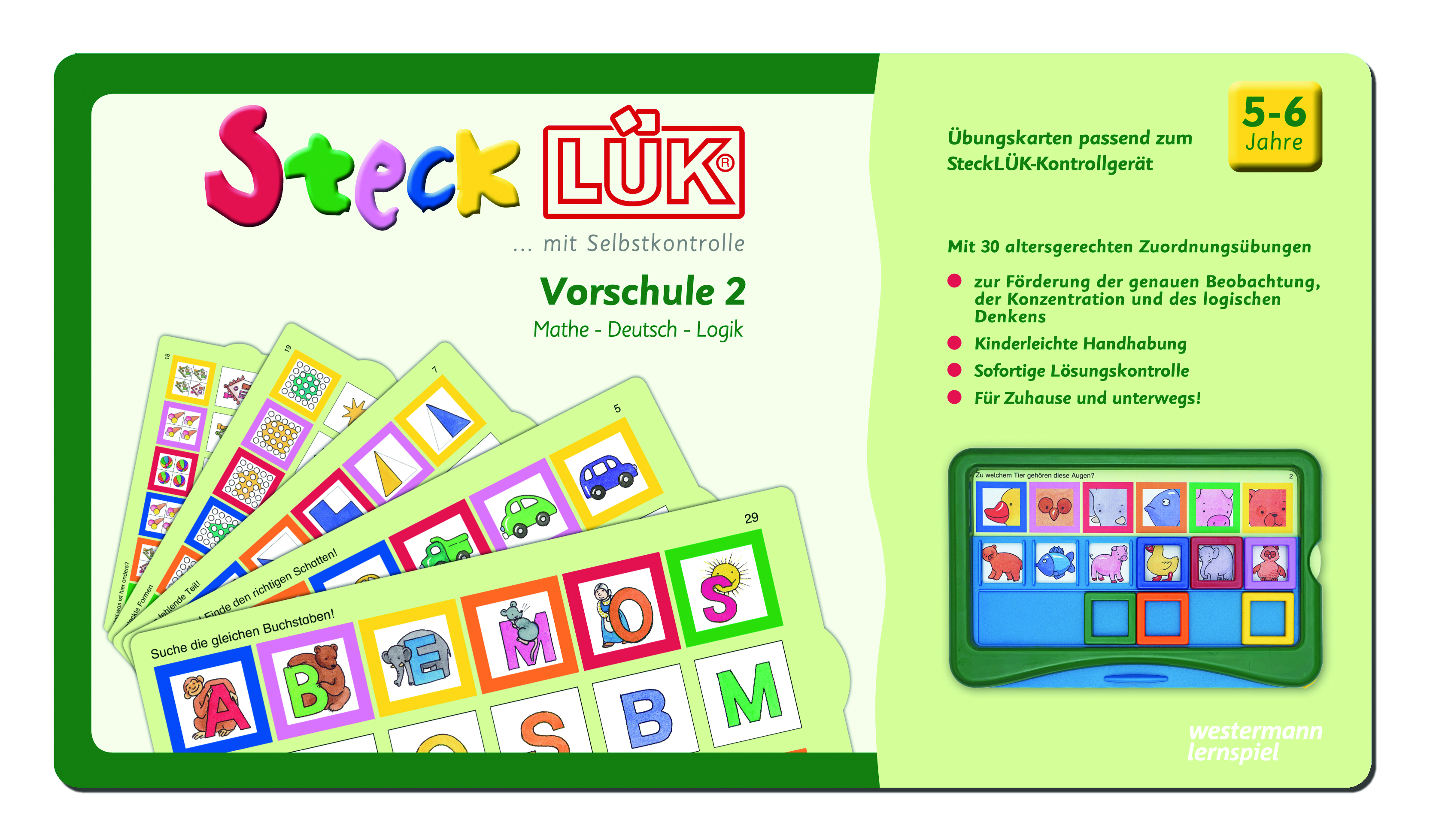 LÜK SteckLÜK Vorschule mix 2 Mathe - Deutsch - Logik ab 5 Jahren 8212
