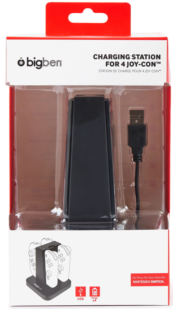 Bigben für Nintendo Switch USB Ladestation Charging Station für 4 Joy-Con BB357967