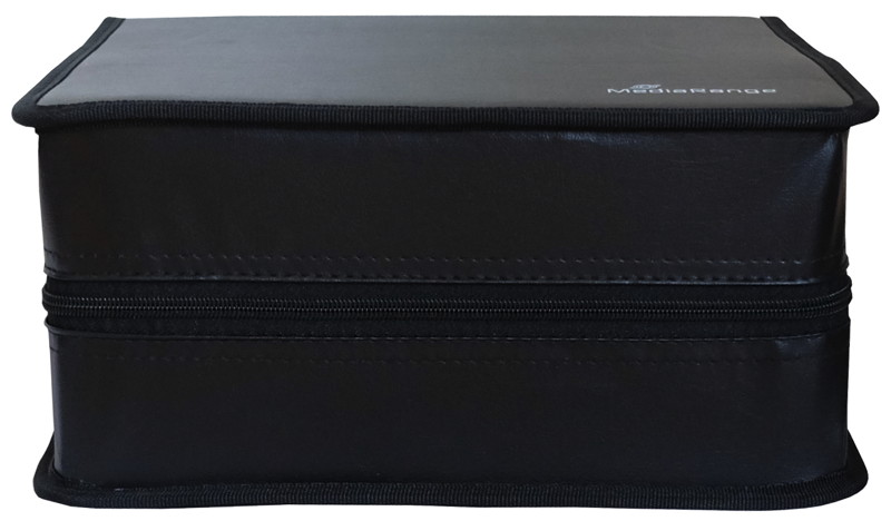 Mediarange Tasche Storage Wallet f�r 300 BD / CD / DVD in schwarz