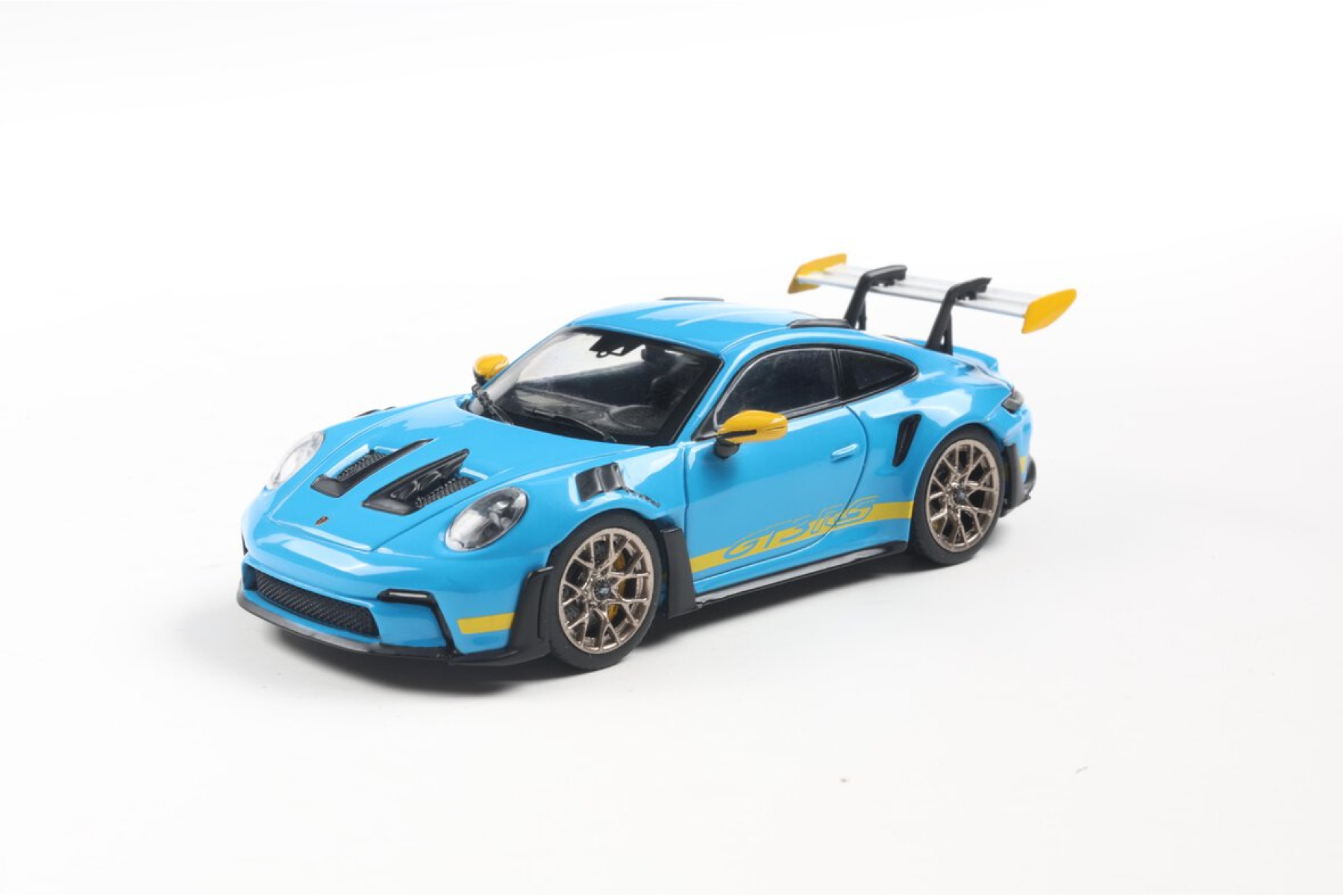 Solido Modellauto Maßstab 1:43 Porsche 911 GT3 RS Riviera Bergmeister Tribute blau 2023 S4314803