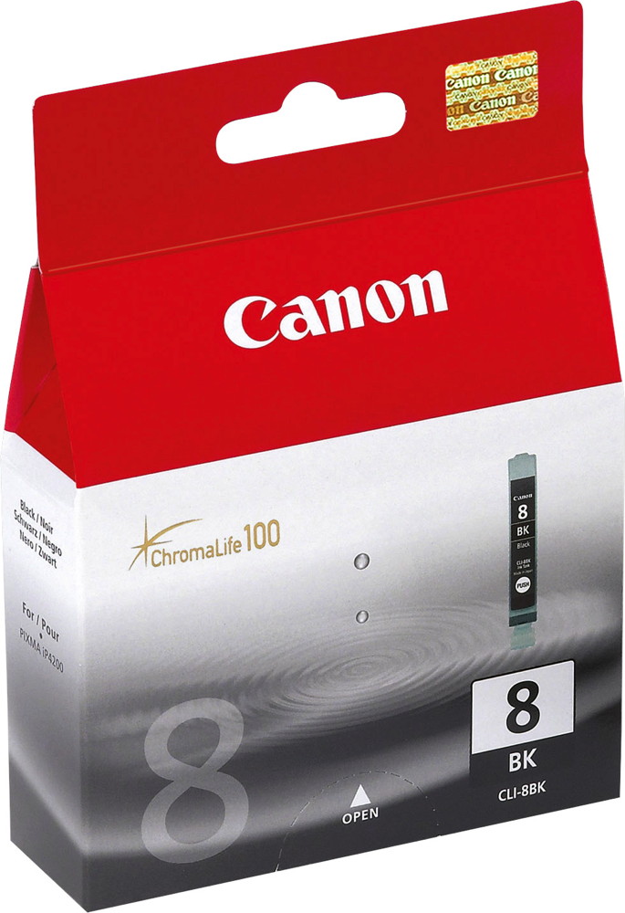 Canon Druckerpatrone Tinte CLI-8 BK black, schwarz