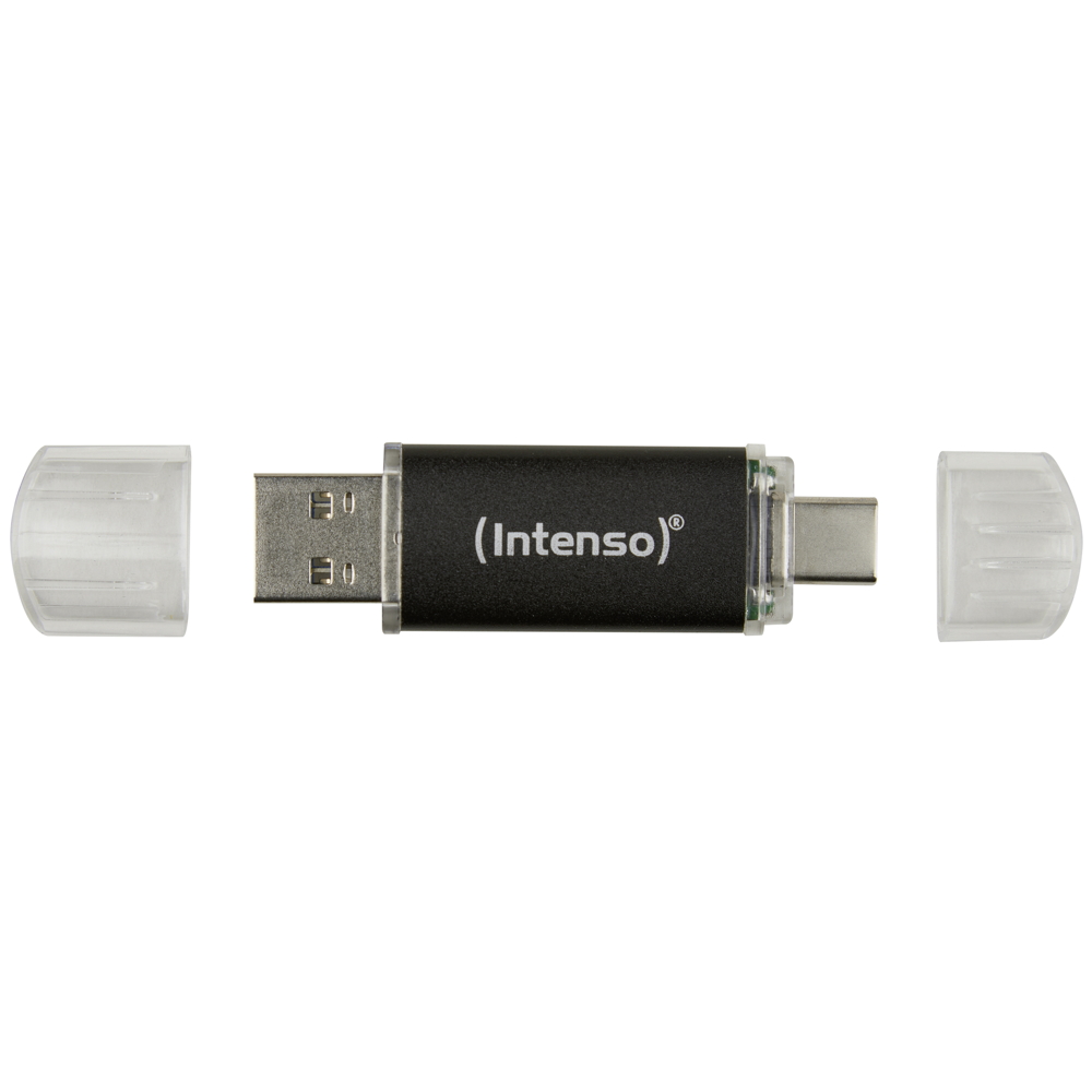 Intenso USB Stick 128GB Speicherstick Twist Line USB 3.2 Gen. 1x1 USB-A / USB-C bulk