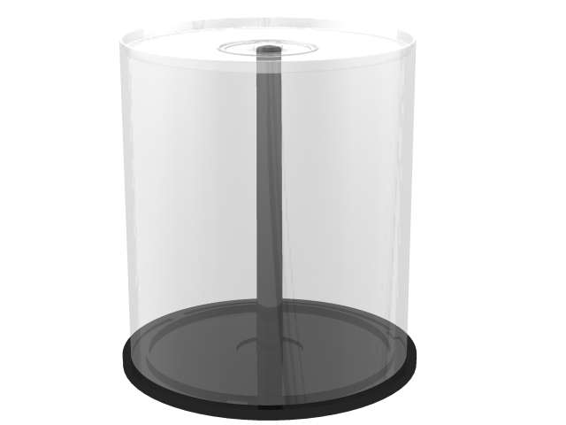 1 leere 100er Spindel für bis zu 100 BD / CD / DVD